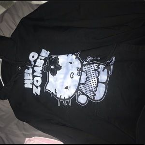 Hello kitty Zombie sweatshirt